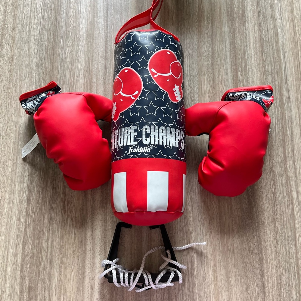 Future Champs Kids Boxing Set - Red and Black